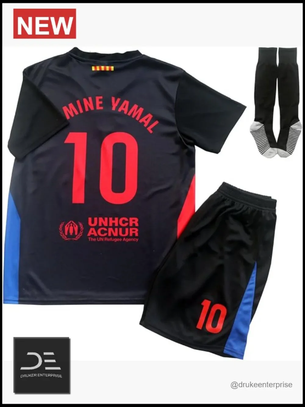 Football Soccer Kids Jersey Shorts Socks Set Youth Sizes